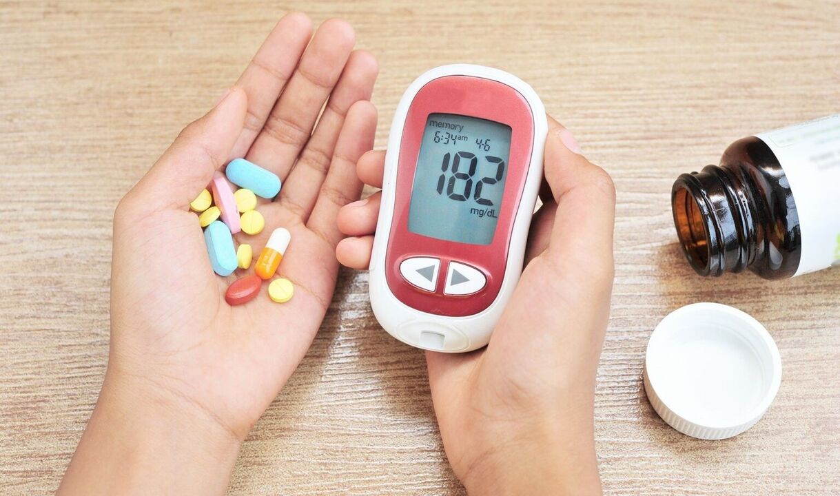 Tablets de diabetes mellitus